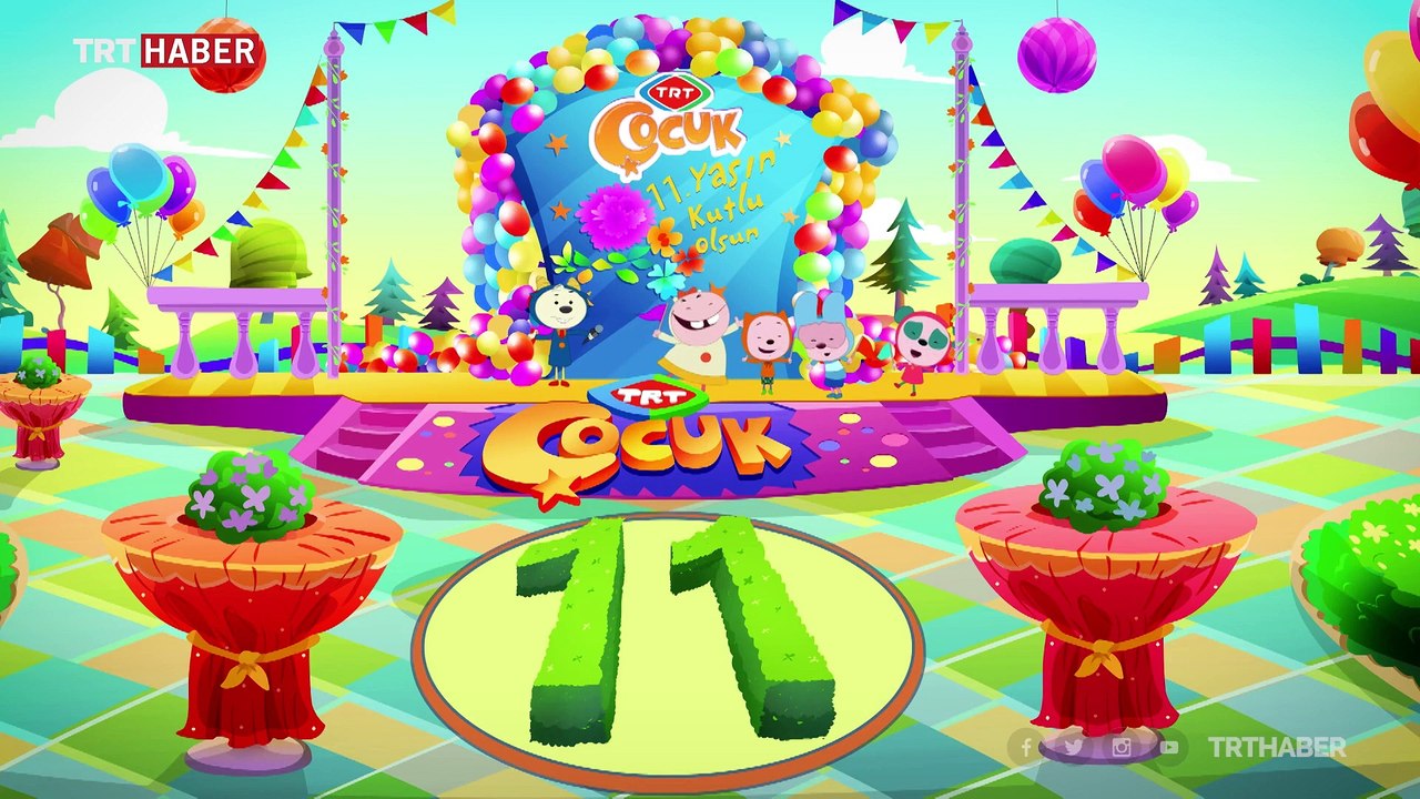İlklere imza atan TRT Çocuk 11. yaşını kutluyor