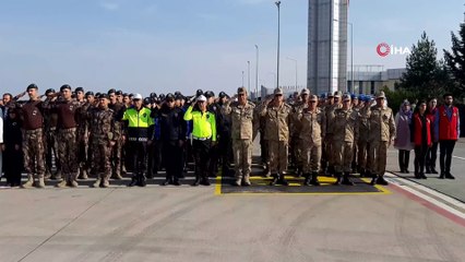Şehit Vet. Uzm. Çavuş İsmail Sarıcan memleketine uğurlanıyor