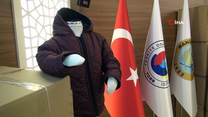 Ticaret Borsası'ndan ihtiyaç sahibi öğrencileri ısıtan yardım