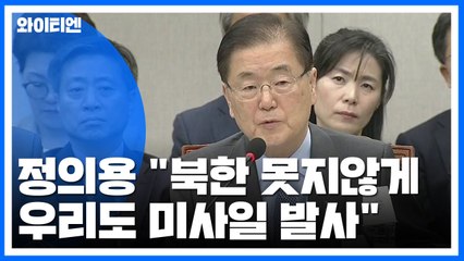 국회, 청와대 국정감사...정의용 "北 못지않게 우리도 미사일 발사" / YTN