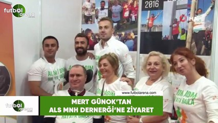Mert Günok'tan ALS MNH Derneği'ne destek
