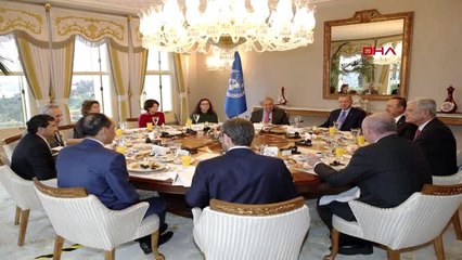 Cumhurbaşkanı erdoğan, bm genel sekreteri guterres'i kabul ediyor