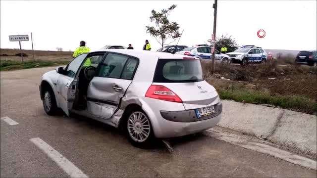 Tekirdağ'da zincirleme kaza: 1 yaralı
