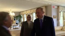 İSTANBUL-GÖRÜNTÜ) Cumhurbaşkanı Erdoğan BM Genel Sekreteri Antonio Guterres’i kabul etti