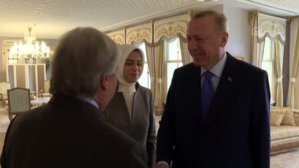 Cumhurbaşkanı Erdoğan, BM Genel Sekreteri Guterres'i kabul etti