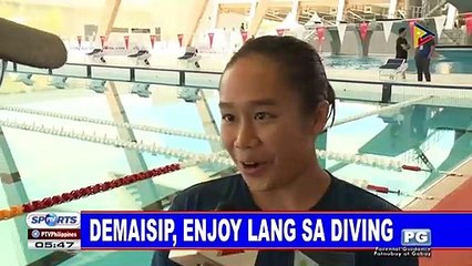 Demaisip, enjoy lang sa diving