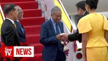 Dr Mahathir arrives in Bangkok for ASEAN summit