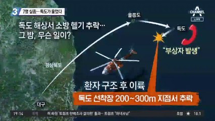7명 실종…독도가 울었다