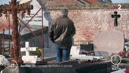 Somme : des tombes civiles de Poilus à vendre