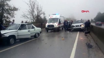 Bursa kestel'de zincirleme kaza 1