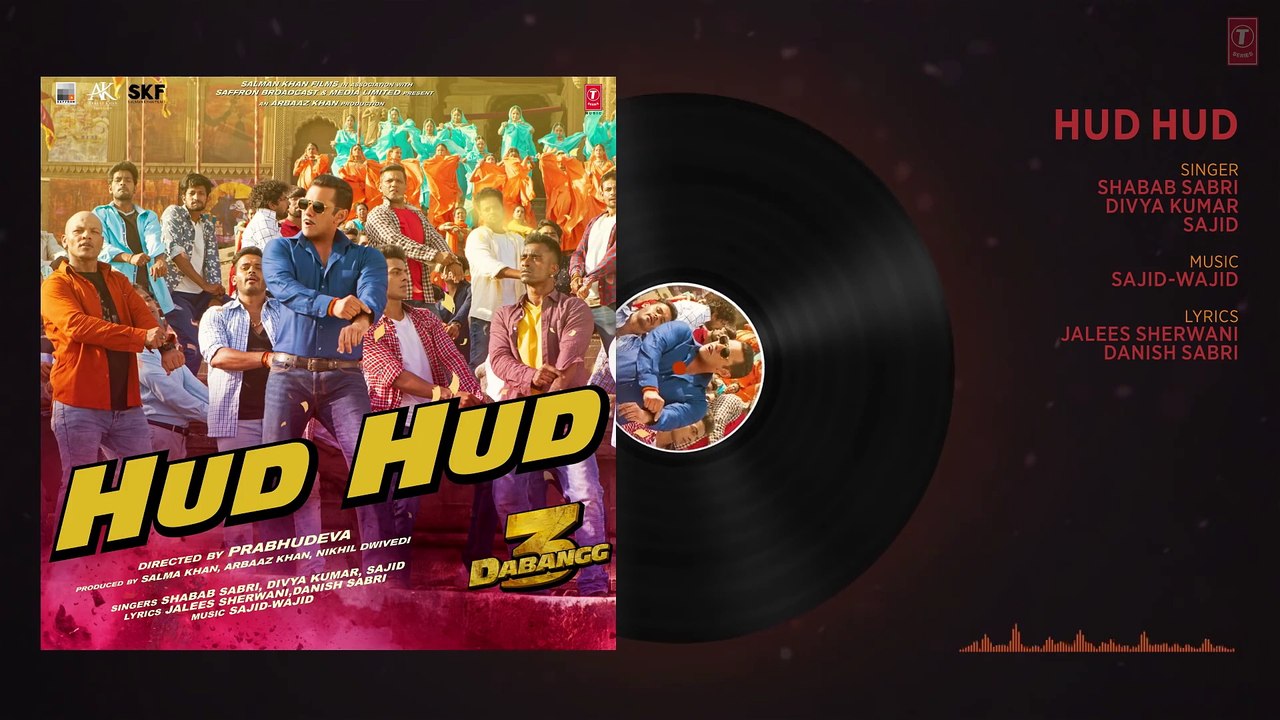 Dabangg 3: Hud Hud Song | Salman Khan | Sonakshi Sinha |Divya Kumar,Shabab Sabri,Sajid | Sajid Wajid