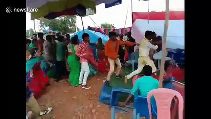 Wedding from hell in India as in-laws get into fistfight over music choices