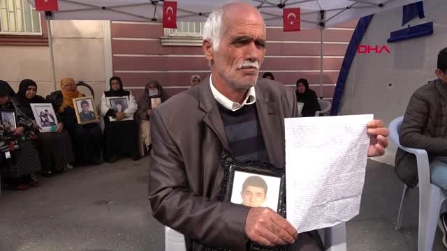 Hdp önündeki oturma eyleminde 2'nci ay geride kaldı - tutuklu pkk'lıdan ailelere destek mektubu.