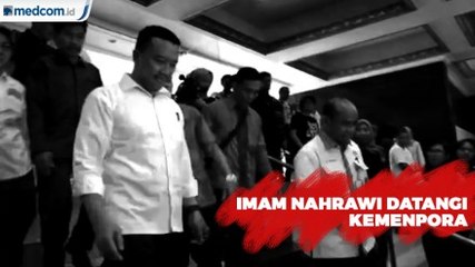 Pasca-Penetapan Sebagai Tersangka, Imam Nahrawi Datangi Kantor Kemenpora