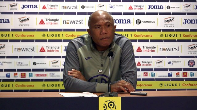 Il n'y a pas de meilleur moment pour affronter Lyon , la conférence de presse d'avant-match d'Antoine Kombouaré avant TFC/Lyon