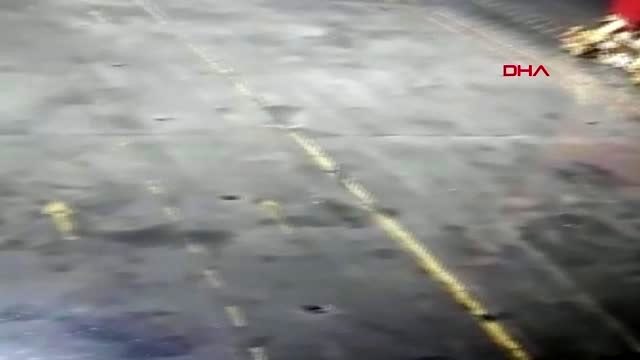 Bursa otomobil denize uçtu 1 ölü, 1 yaralı güvenlik kamerasında