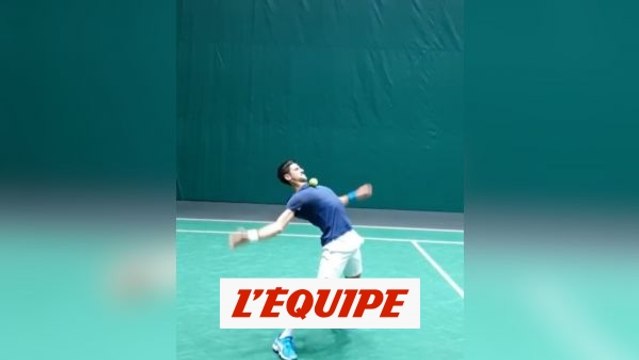 Djokovic galère plus que Zlatan pour le Matrix Challenge - Tennis - WTF
