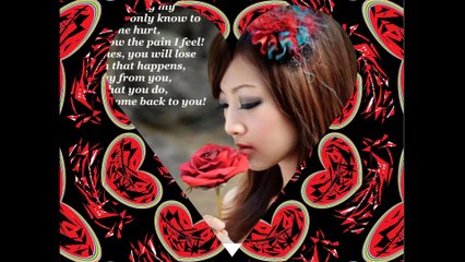 Thank you for hurting my heart, you do not know the pain I feel! [Quotes and Poems]