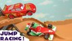 Hot Wheels with Disney Pixar Cars 3 Lightning McQueen vs Toy Story 4 Buzz and Transformers Family Friendly Full Episode English