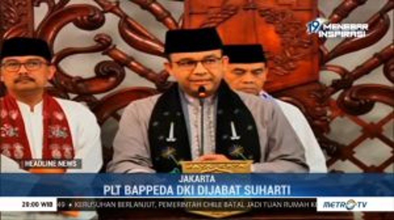 Anies Tunjuk Suharti Sebagai Plt Bappeda DKI