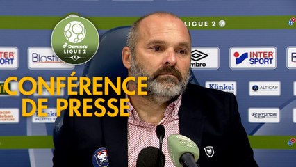 Conférence de presse SM Caen - US Orléans (2-1) : Pascal DUPRAZ (SMC) - Didier OLLE-NICOLLE (USO) - 2019/2020