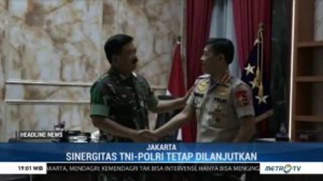 Silaturahmi Kapolri-Panglima TNI untuk Perkuat Sinergitas