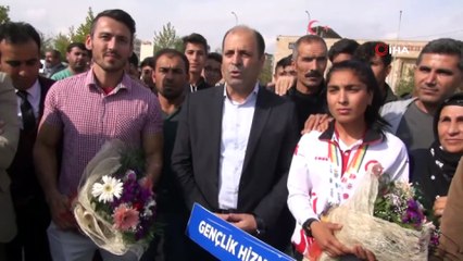 Dünya ikincisi sporcu Viranşehir’de coşkuyla karşılandı