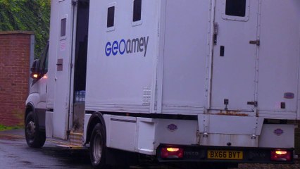 Stephen Beagley arriving at Lewes Crown Court
