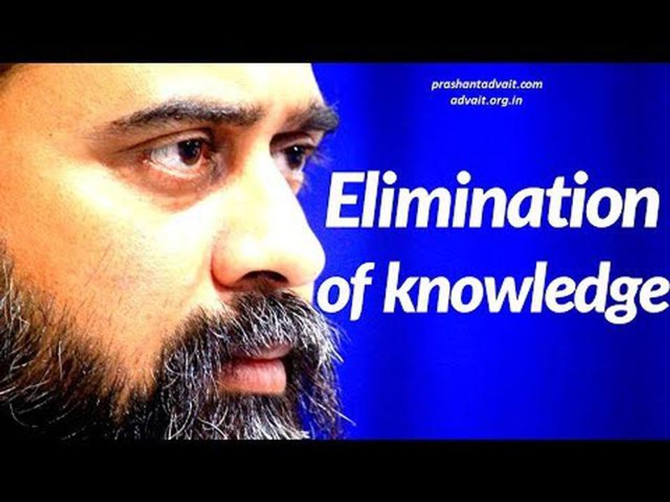 Acharya Prashant on Ramana Maharshi: The elimination of false knowledge