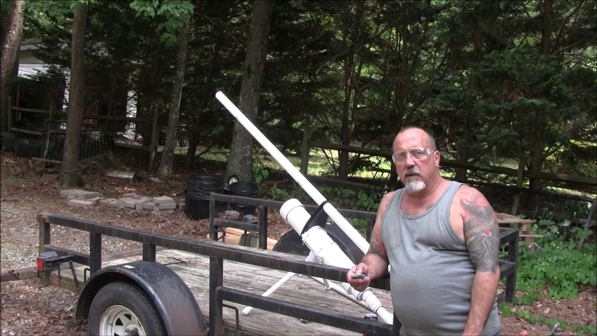 How to Build an Air Power Fish Bait Launcher, Spud Gun - DIY Surf