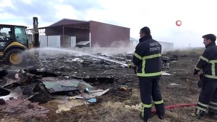 Kimyasal madde dolu dorseler alev alev yandı