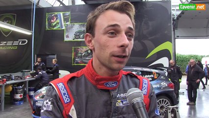 Déjà du  spectacle au shakedown  du rallye du Condroz