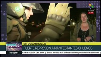 Chile: carabineros arremeten violentamente contra ciudadanos