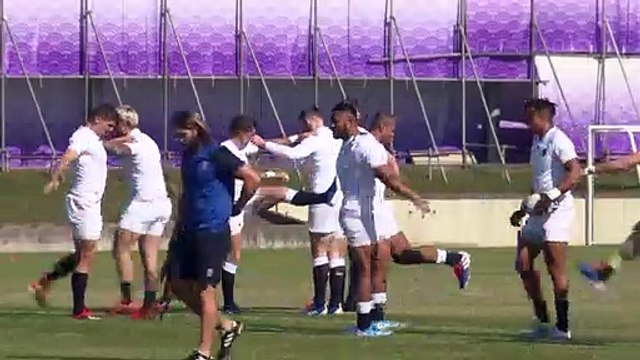 Rugby: l'Angleterre prête pour la finale contre l'Afrique du Sud