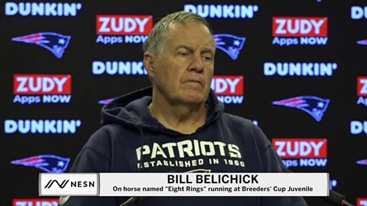 Bill Belichick On Horse Named In His Honor Running At Breeders' Cup Juvenile