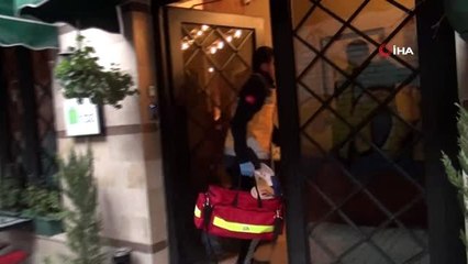 Uydu anteni takmaya çalışırken canından oluyordu