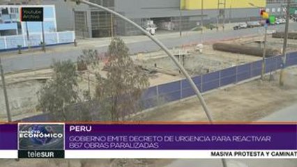 Gobierno peruano emite decreto para reactivar 867 obras paralizadas