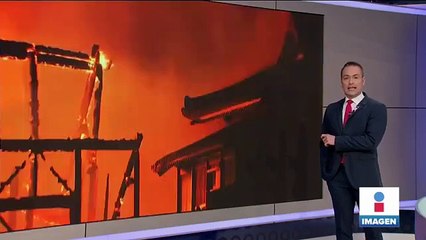 Incendio consume el castillo &#039;Shuri&#039; en Japón