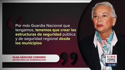 Olga Sánchez hizo un llamado a profesionalizar a policías municipales