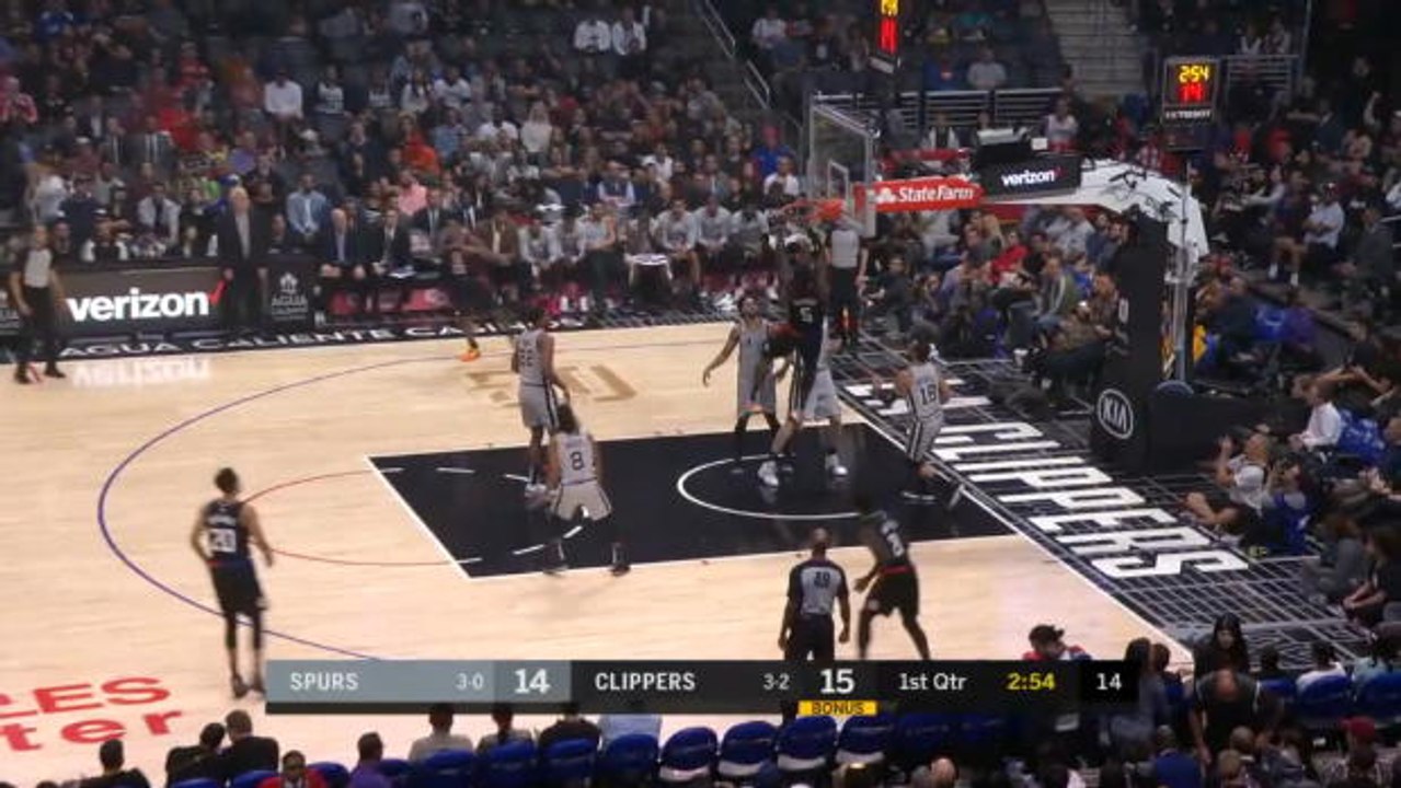 كرة سلة: الدوري الأميركي للمحترفين: سان انتونيو سبيرز 97-103 لوس انجلس كليبرز