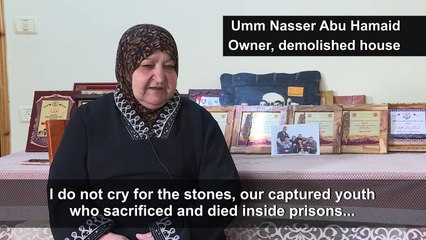 Demolished Palestinian house becomes conflict symbol