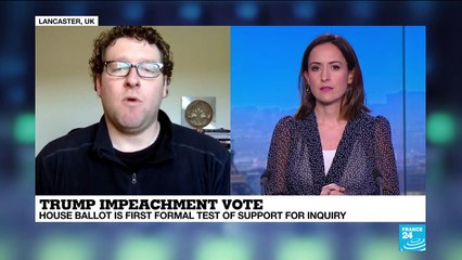 Robert Gutsche on France 24: "The Senate could have to decide on impeachment at the time of the 2020 election"