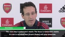 Xhaka will not play against Wolves - Emery