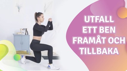 Utfall, ett ben framåt och tillbaka - Steg för Hälsa