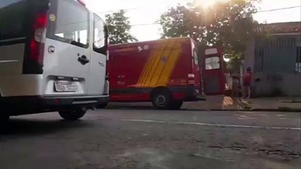 Homem é socorrido após cair de bicicleta no Bairro Neva
