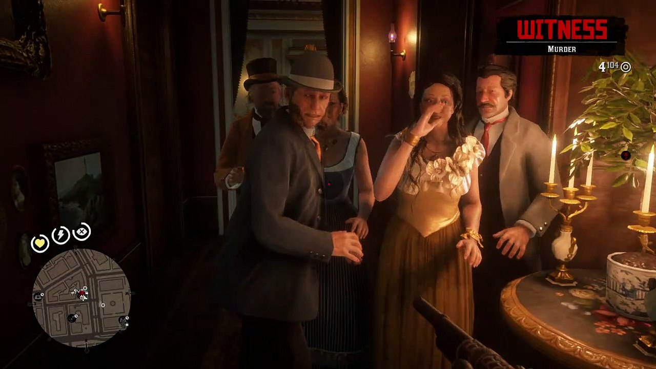 Saint Denis Saloon, 27 Kills, ~64'', Shotguns Only