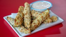 How to Make Air-Fried Dill Pickle Fries With Ranch Breadcrumbs