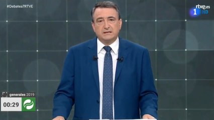 Minuto inicial de Aitor Esteban (PNV)