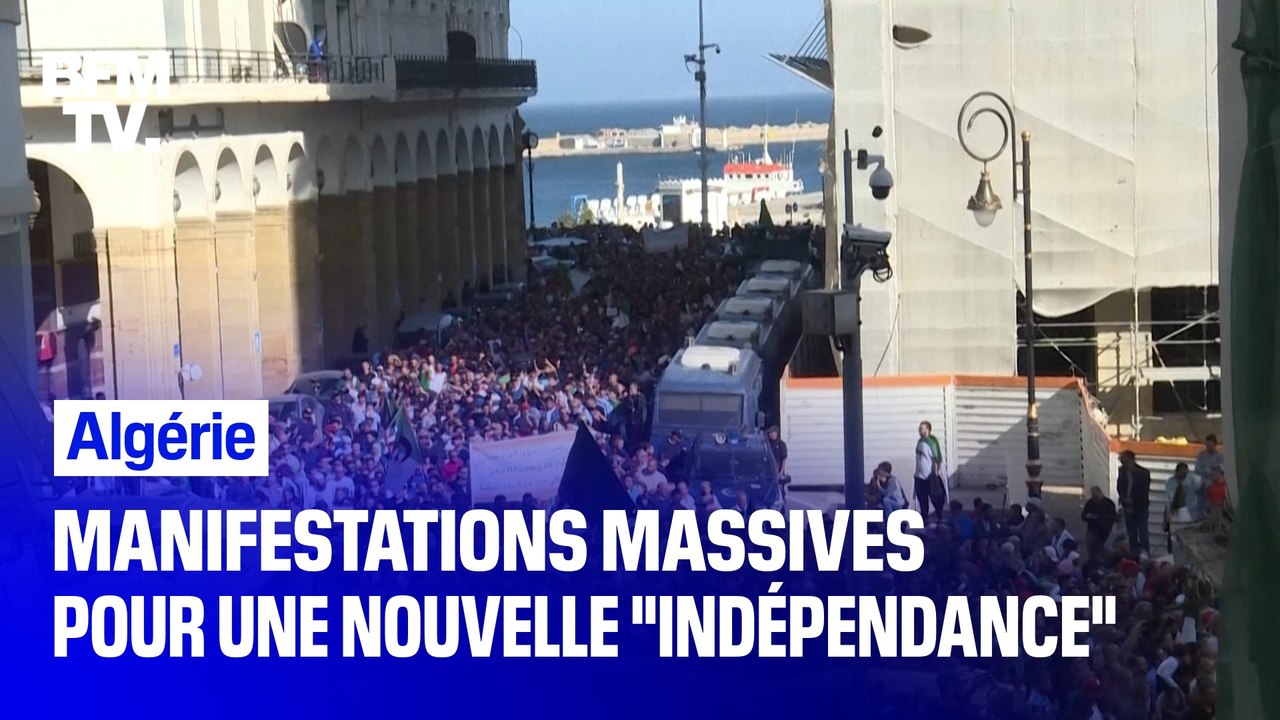 Des centaines de milliers d'Algériens dans les rues pour réclamer une "nouvelle indépendance"