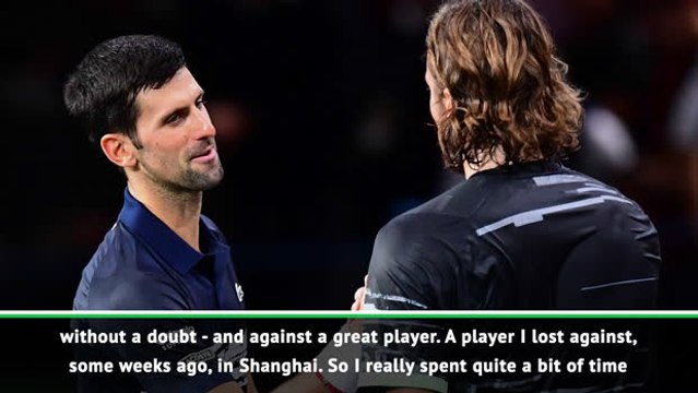 Victory over Tsitsipas in Paris one of my best of 2019 says Djokovic